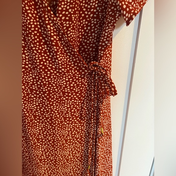 Plenty Monk & Lou Midi Wrap Dress size S - Picture 2 of 5